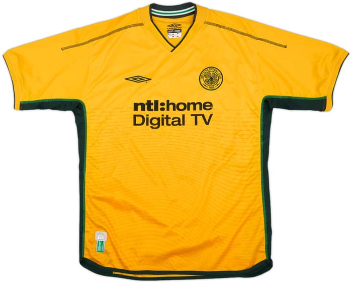 2002-03 Celtic Away Shirt Larsson #7 - 9/10 - (L)