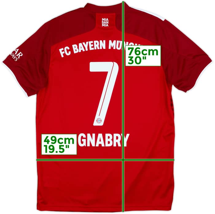 2021-22 Bayern Munich Home Shirt Gnabry #7 (M)