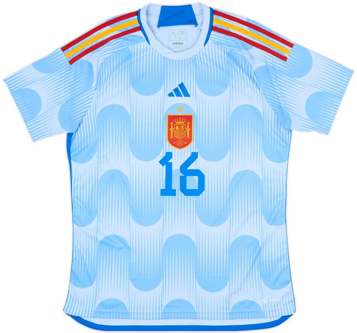 2022-23 Spain Away Shirt Rodrigo #16 - 10/10 - (L)