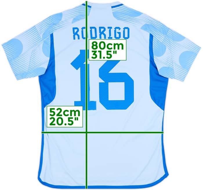 2022-23 Spain Away Shirt Rodrigo #16 - 10/10 - (L)