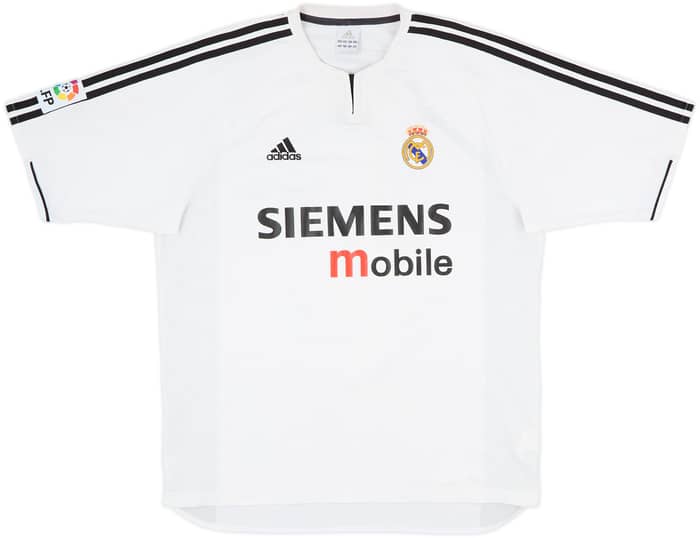 2003-04 Real Madrid Home Shirt Zidane #5 - 6/10 - (L)