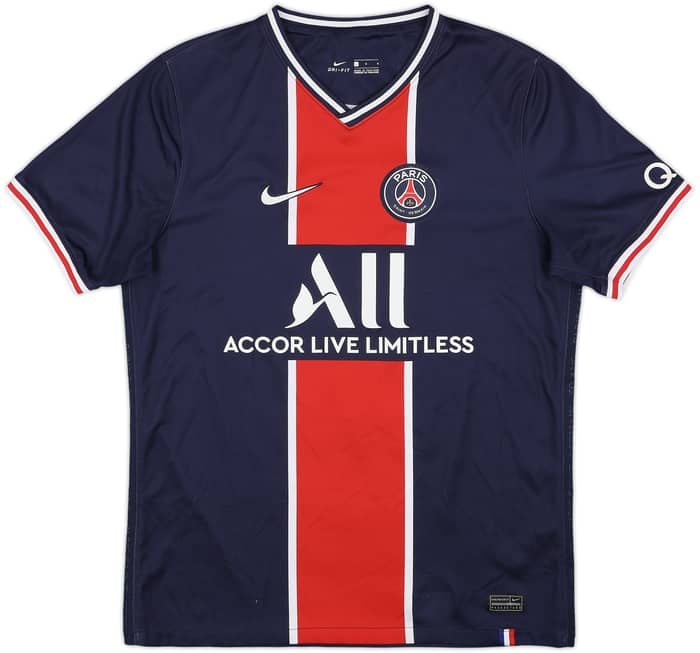 2020-21 Paris Saint-Germain Home Shirt Juan Bernat #14 - 8/10 - (L)