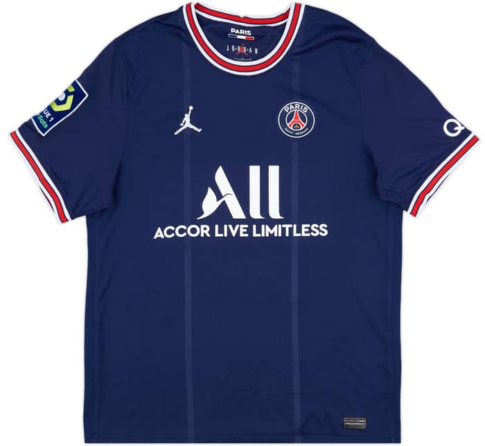 2021-22 Paris Saint-Germain Home Shirt Messi #30 - 6/10 - (L)