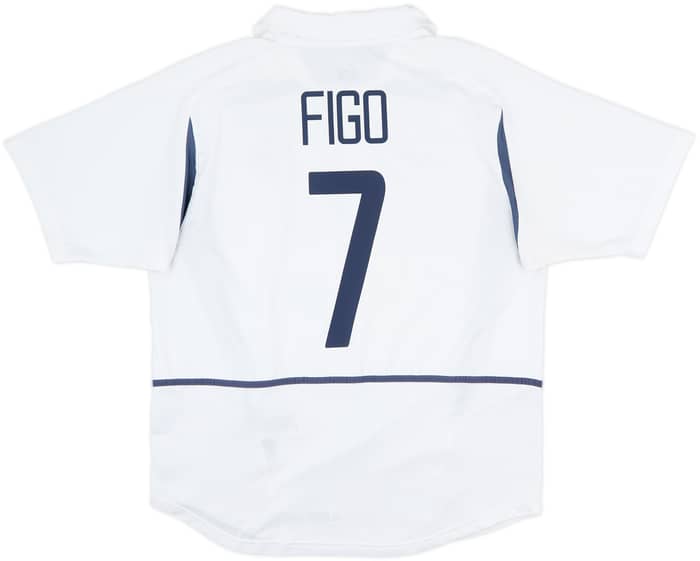 2002-04 Portugal Away Shirt Figo #7 - 8/10 - (L)