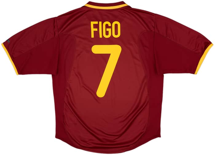 2000-02 Portugal Home Shirt Figo #7 - 9/10 - (M)