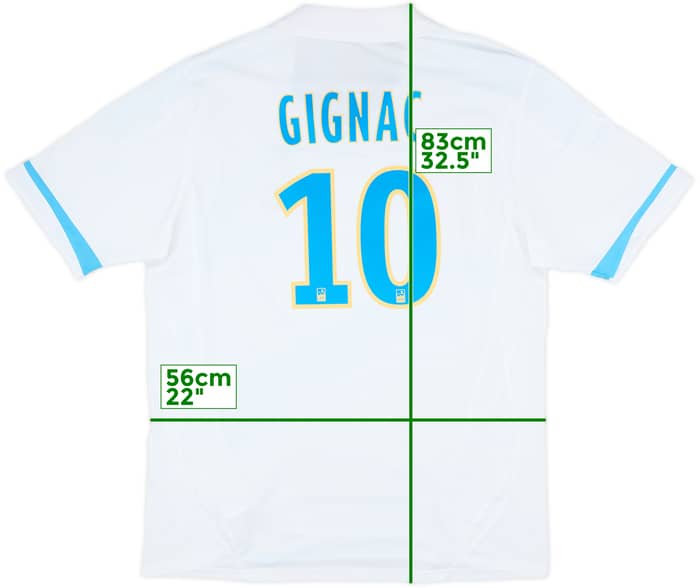 2011-12 Olympique Marseille Home Shirt Gignac #10 - 10/10 - (XL)