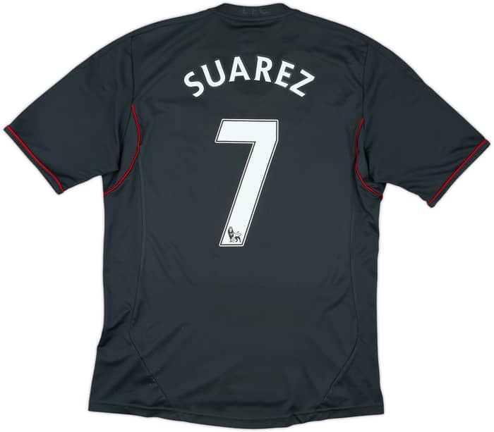 2011-12 Liverpool Away Shirt Suarez #7 - 8/10 - (M)