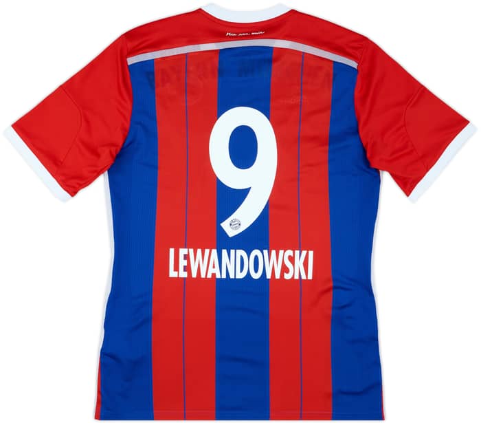 2014-15 Bayern Munich Home Shirt Lewandowski #9 - 4/10 - (M)