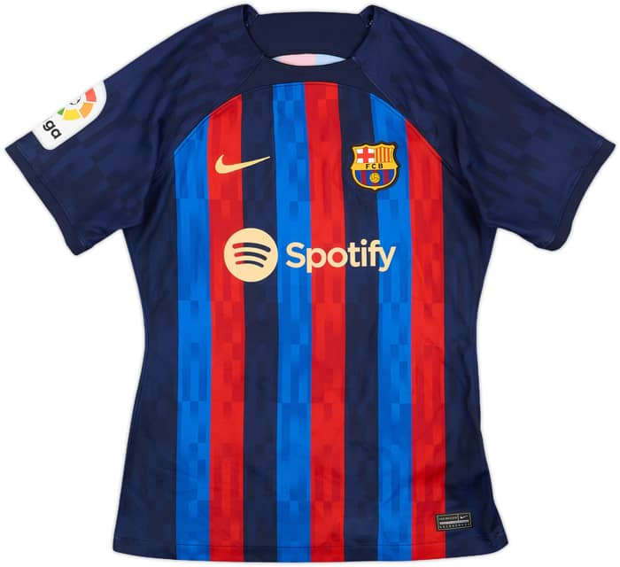 2022-23 Barcelona Home Shirt Gavi #6 - 10/10 - (Women's S)
