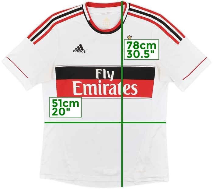 2012-13 AC Milan Away Shirt - 7/10 - (L)