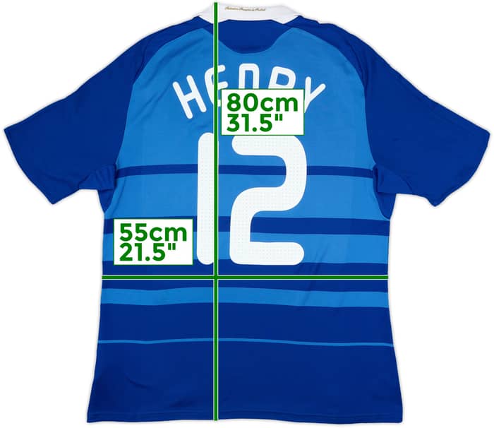 2008-09 France Home Shirt Henry #12 - 6/10 - (XL)