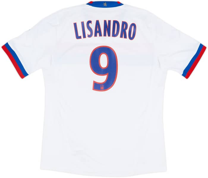 2011-12 Lyon Home Shirt Lisandro #9 - 8/10 - (L)