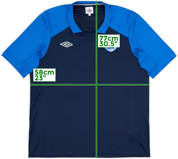 2010-11 England Umbro Training Shirt - 9/10 - (XL)