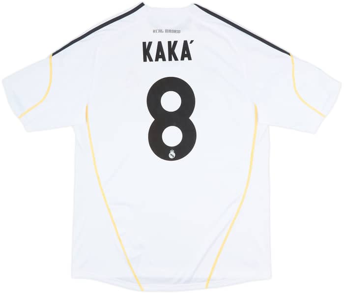 2009-10 Real Madrid Home Shirt Kaka #8 - 9/10 - (XL)