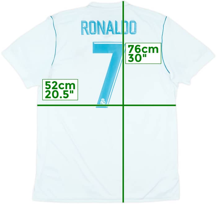 2017-18 Real Madrid Home Shirt Ronaldo #7 - 7/10 - (L)