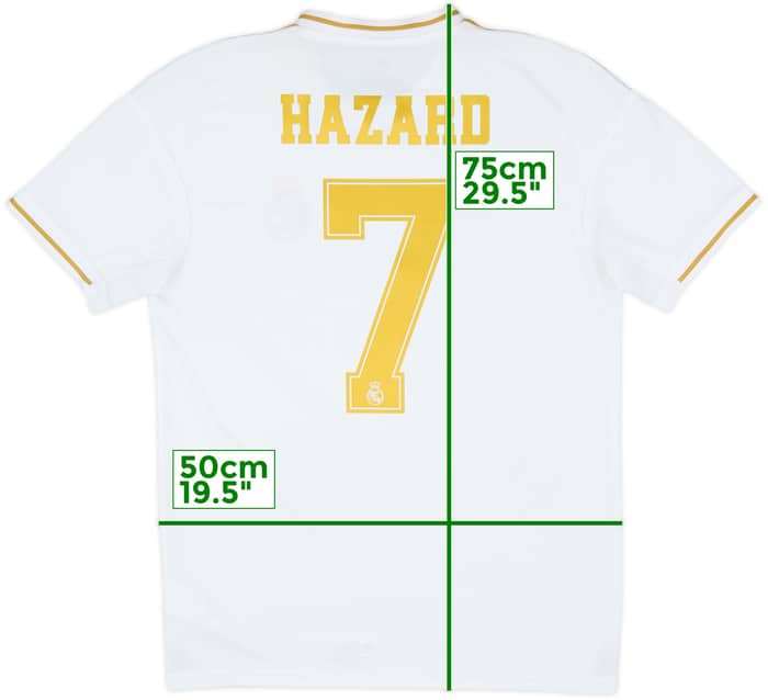 2019-20 Real Madrid Home Shirt Hazard #7 - 7/10 - (M)