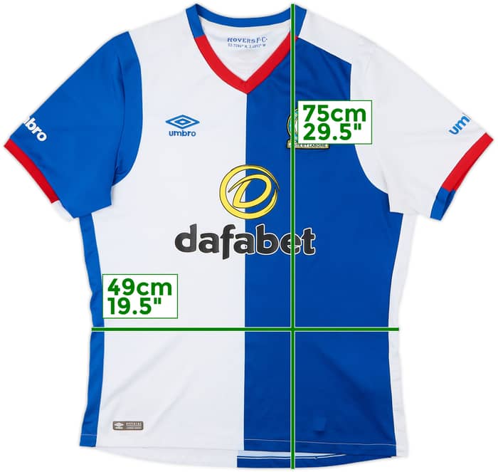 2016-17 Blackburn Home Shirt - 6/10 - (L)