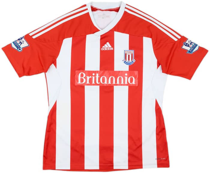 2011-12 Stoke City Home Shirt Huth #4 - 5/10 - (L)