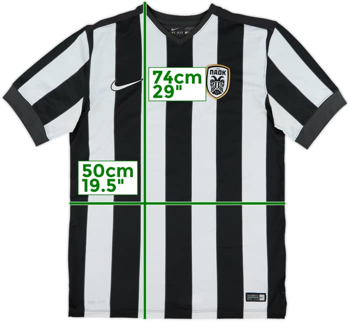2014-15 PAOK Home Shirt - 6/10 - (M)