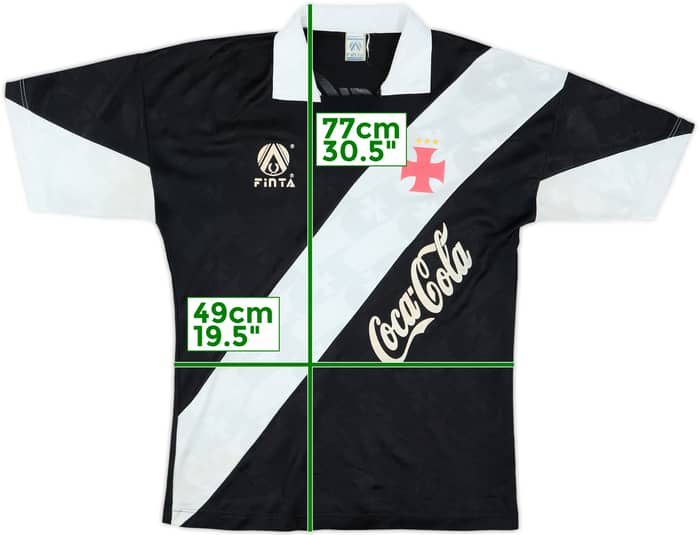1990-92 Vasco da Gama Home Shirt #9 - 9/10 - (L)