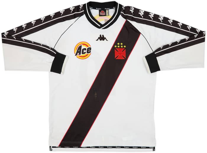 1999 Vasco da Gama Away L/S Shirt #10 - 4/10 - (L)