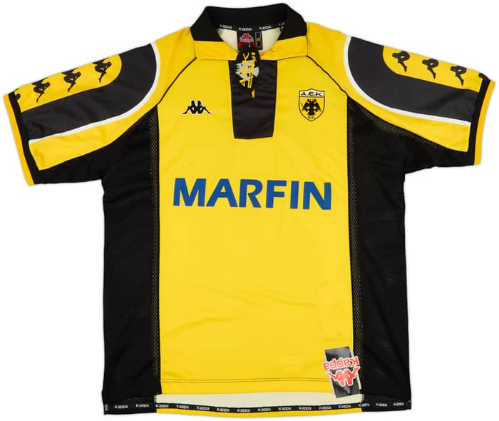 1999-00 AEK Athens Home Shirt Ciric #10 (XL)