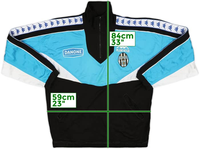 1992-93 Juventus Kappa 1/4 Zip Track Jacket - 5/10 - (XL)