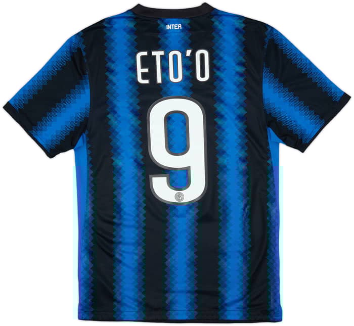 2010-11 Inter Milan Home Shirt Eto'o #9 - 8/10 - (S)
