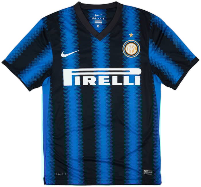 2010-11 Inter Milan Home Shirt Eto'o #9 - 8/10 - (S)