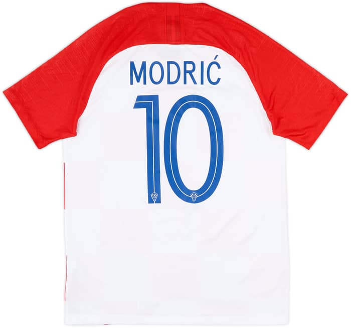 2018-19 Croatia Home Shirt Modric #10 - 6/10 - (M)