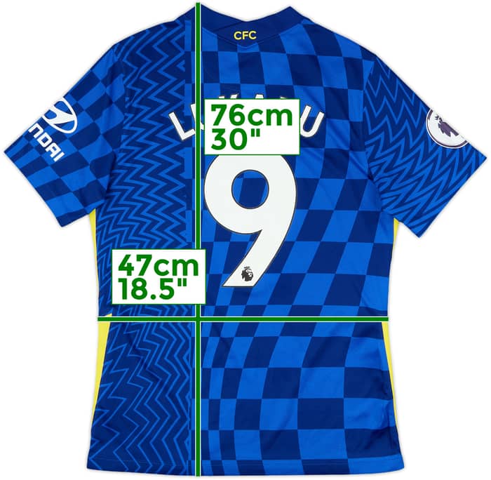2021-22 Chelsea Home Shirt Lukaku #9 - 4/10 - (M)
