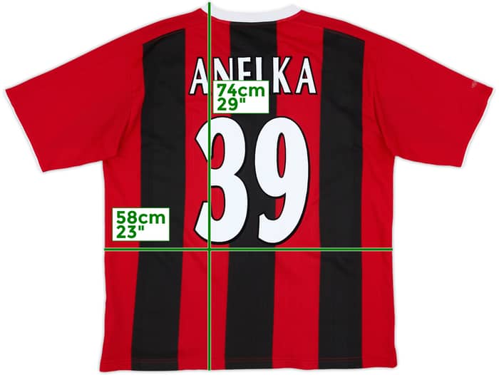 2003-04 Manchester City Away Shirt Anelka #39 - 8/10 - (L)