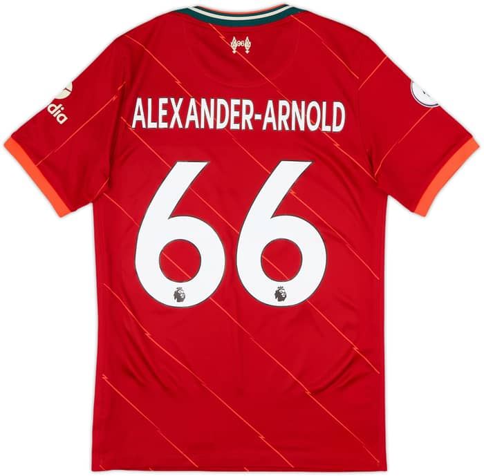 2021-22 Liverpool Home Shirt Alexander-Arnold #66 - 6/10 - (S)