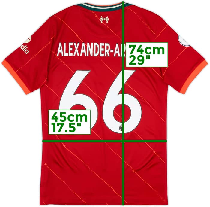 2021-22 Liverpool Home Shirt Alexander-Arnold #66 - 6/10 - (S)