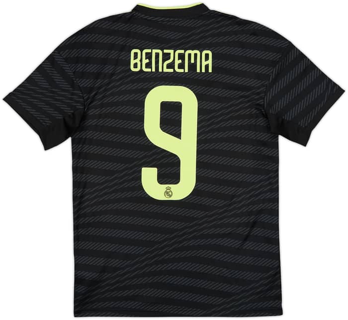 2022-23 Real Madrid Third Shirt Benzema #9 - 5/10 - (S)