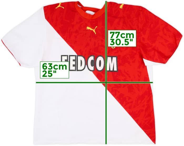 2006-07 Monaco Home Shirt #5 - 8/10 - (XXL)