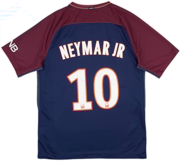 2017-18 Paris Saint-Germain Home Shirt Neymar Jr #10 - 8/10 - (M)