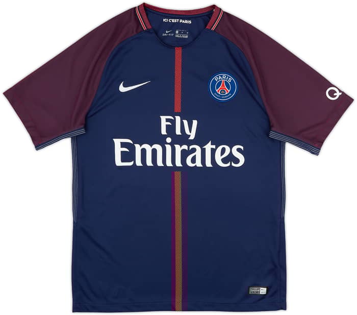 2017-18 Paris Saint-Germain Home Shirt Neymar Jr #10 - 8/10 - (M)