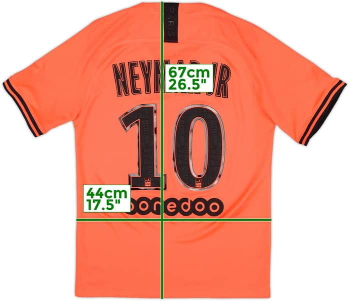 2019-20 Paris Saint-Germain Away Shirt Neymar Jr #10 - 8/10 - (S)