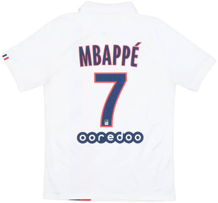 2019-20 Paris Saint-Germain Third Shirt Mbappe #7 - 8/10 - (S)