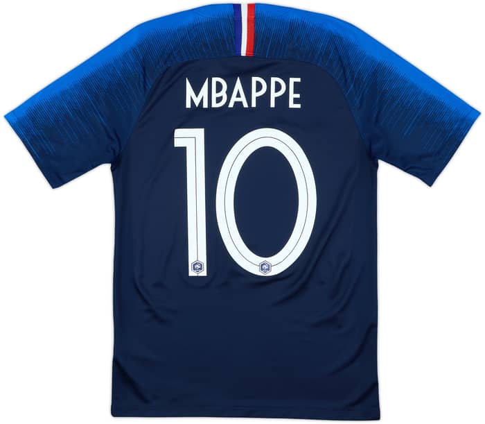 2018 France Home Shirt Mbappe #10 - 8/10 - (S)