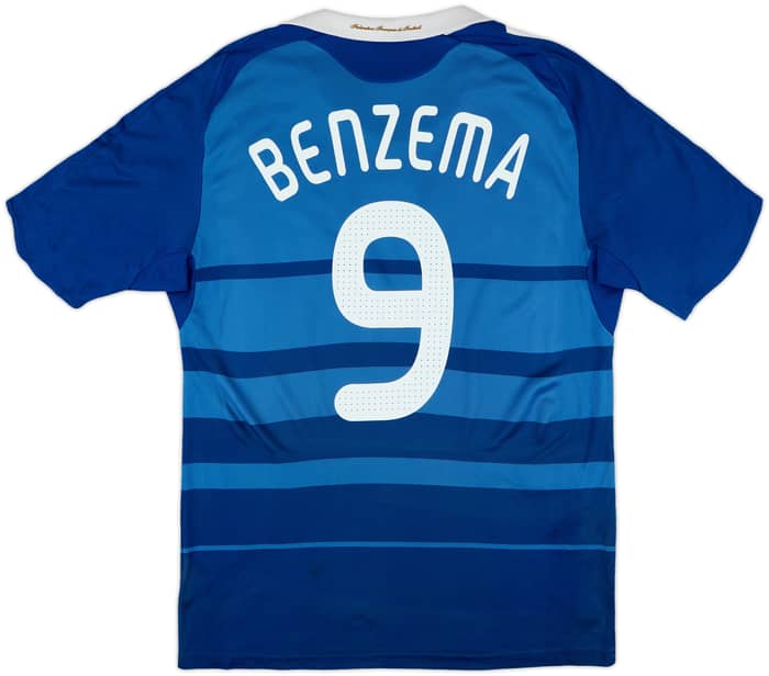 2008-09 France Home Shirt Benzema #9 - 7/10 - (L)