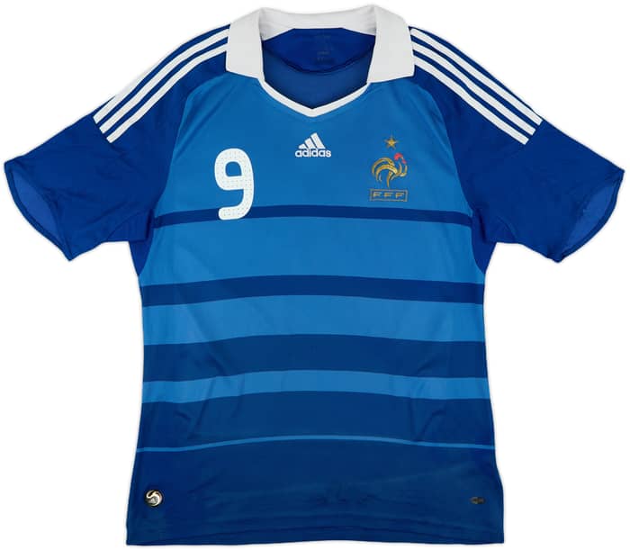 2008-09 France Home Shirt Benzema #9 - 7/10 - (L)