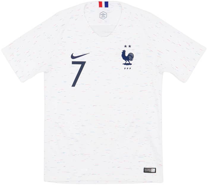 2018 France Away Shirt Griezmann #7 - 8/10 - (S)