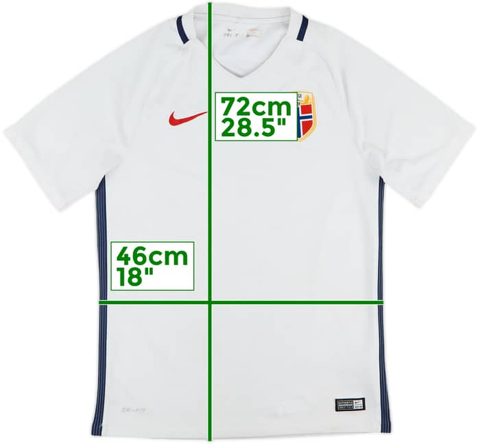 2016-18 Norway Away Shirt - 5/10 - (S)
