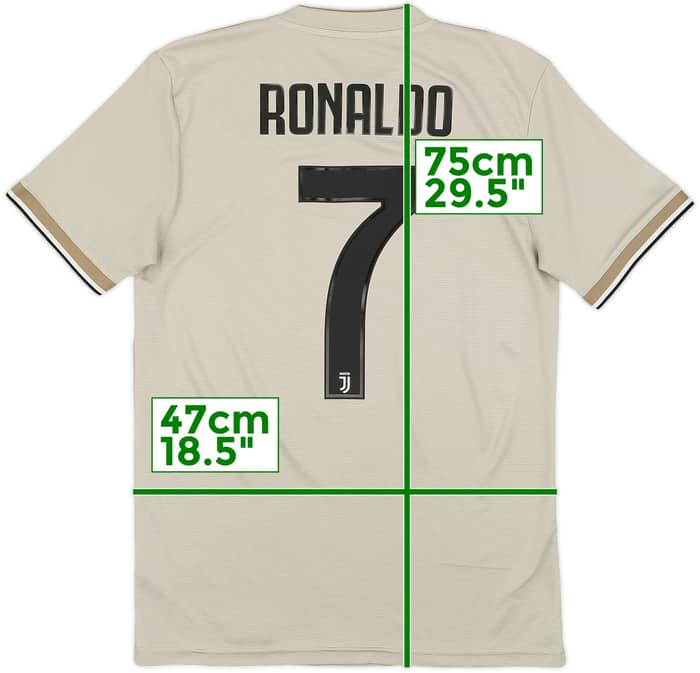2018-19 Juventus Away Shirt Ronaldo #7 - 8/10 - (M)