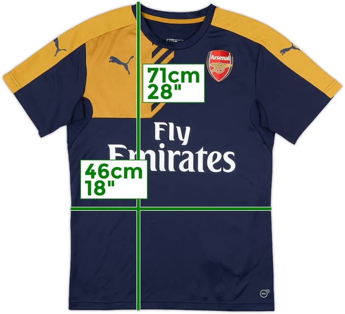 2015-16 Arsenal Puma Training Shirt - 8/10 - (S)
