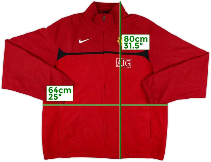 2009-10 Manchester United Nike Track Jacket - 7/10 - (XL)