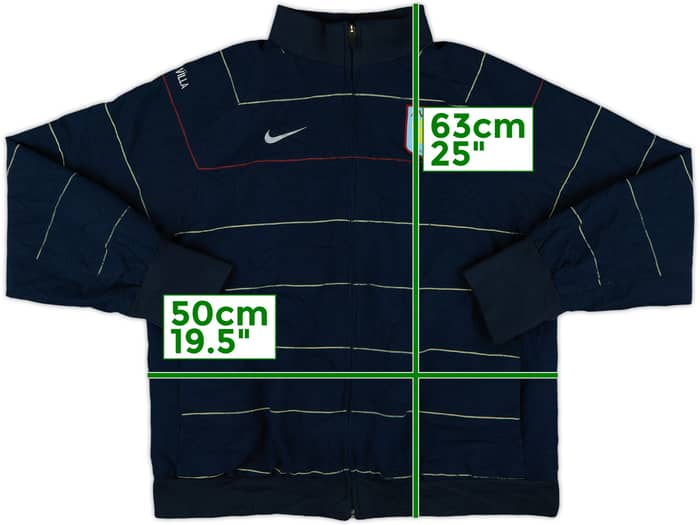 2008-09 Aston Villa Nike Track Jacket - 8/10 - (L.Boys)