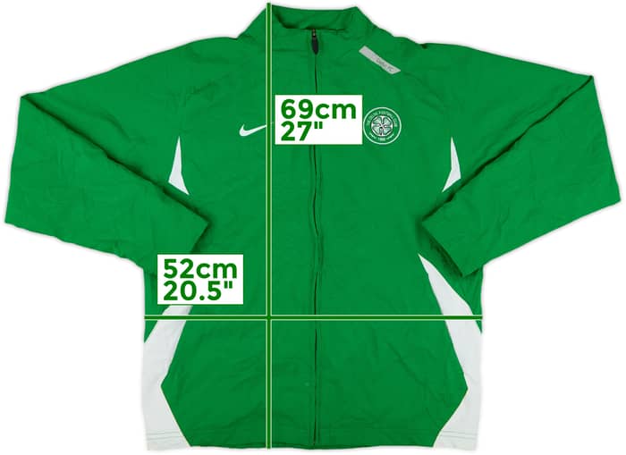 2007-08 Celtic Nike Track Jacket - 7/10 - (XL.Boys)